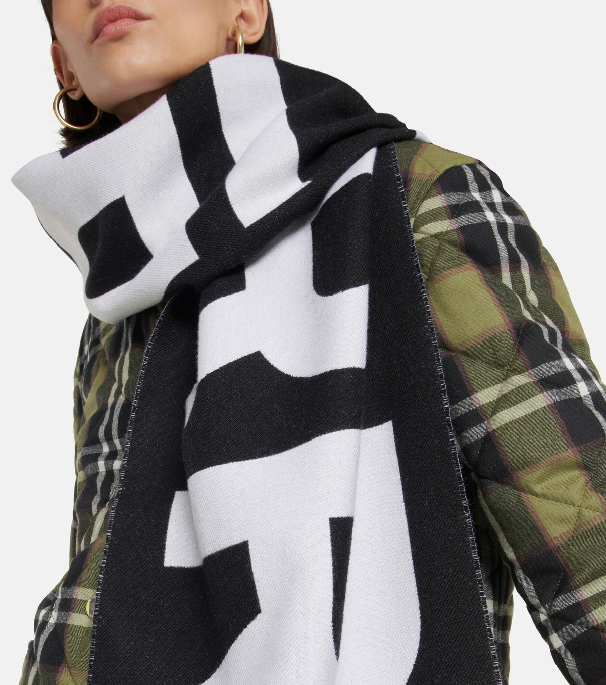 Burberry - Logo wool scarf Burberry