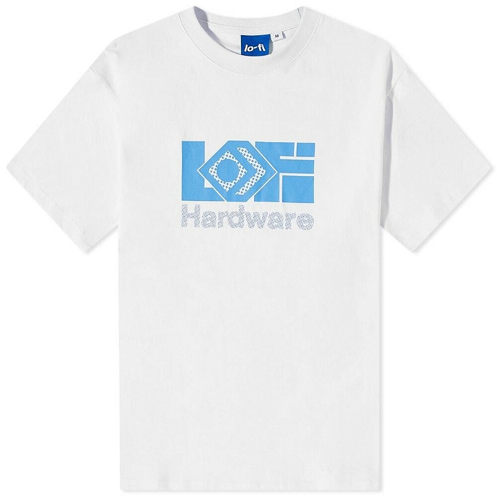 Photo: Lo-Fi Men's Bolts T-Shirt in White