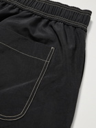 BRIONI - Logo-Embroidered Swim Shorts - Black