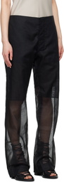 Gabriela Coll Garments Black No.205 Taffeta Trousers