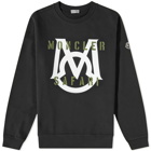 Moncler Men's Large M Crew Sweat in Black