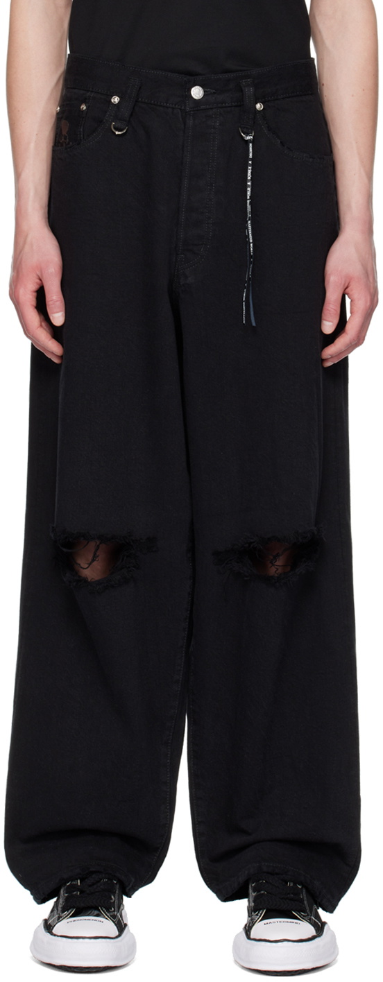 mastermind WORLD Black WaterRepellent Jeans MASTERMIND WORLD