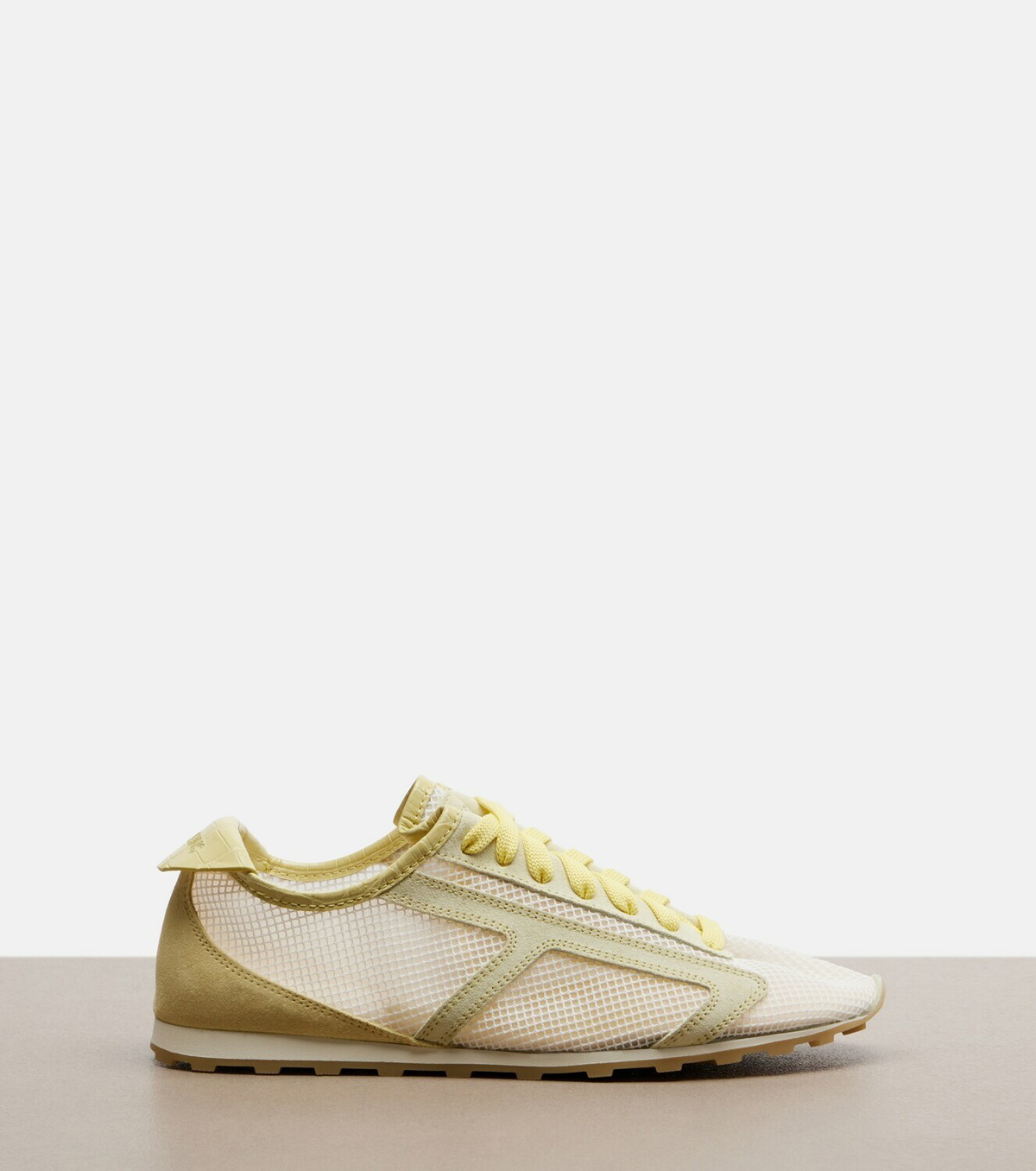 Jacquemus Tennis leather-trimmed sneakers