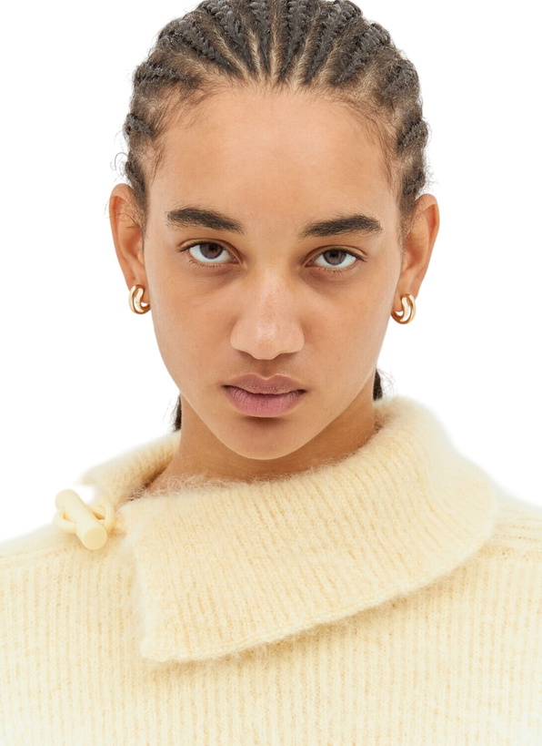 Photo: Bottega Veneta Loop Earrings