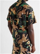 DESMOND & DEMPSEY - Cuban Camp-Collar Printed Cotton Pyjama Shirt - Multi