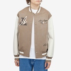 Axel Arigato Men's Wes Varsity Jacket in Light Brown