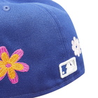 New Era Los Angeles Dodgers Floral 59Fifty Fitted Cap in Blue