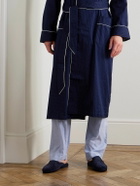 Rubinacci - Comfort Suede Slippers - Blue