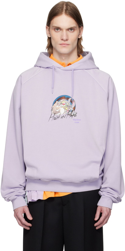 Photo: Martine Rose Purple Raglan Hoodie