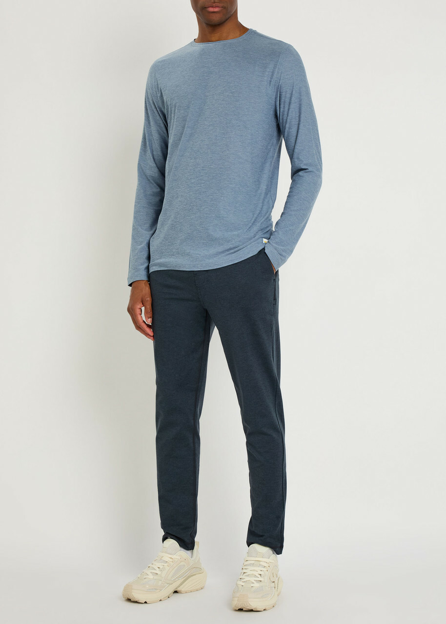 Vuori Strato Tech Stretch-jersey T-shirt Blue