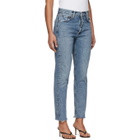 AGOLDE Blue Jamie High-Rise Classic Fit Jeans