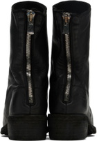 Guidi Black Back Zip Boots