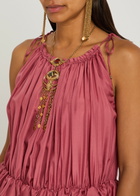 Chloe The Chloé Amulet Embellished Necklace - Gold - One Size