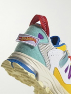 adidas Consortium - Sean Wotherspoon Hot Wheels Superturf Adventure Leather and Mesh Sneakers - White