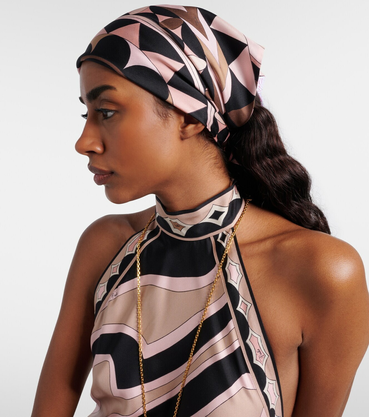 Pucci Manuba silk twill scarf