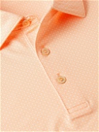 Peter Millar - Tesseract Printed Tech-Jersey Polo Shirt - Orange
