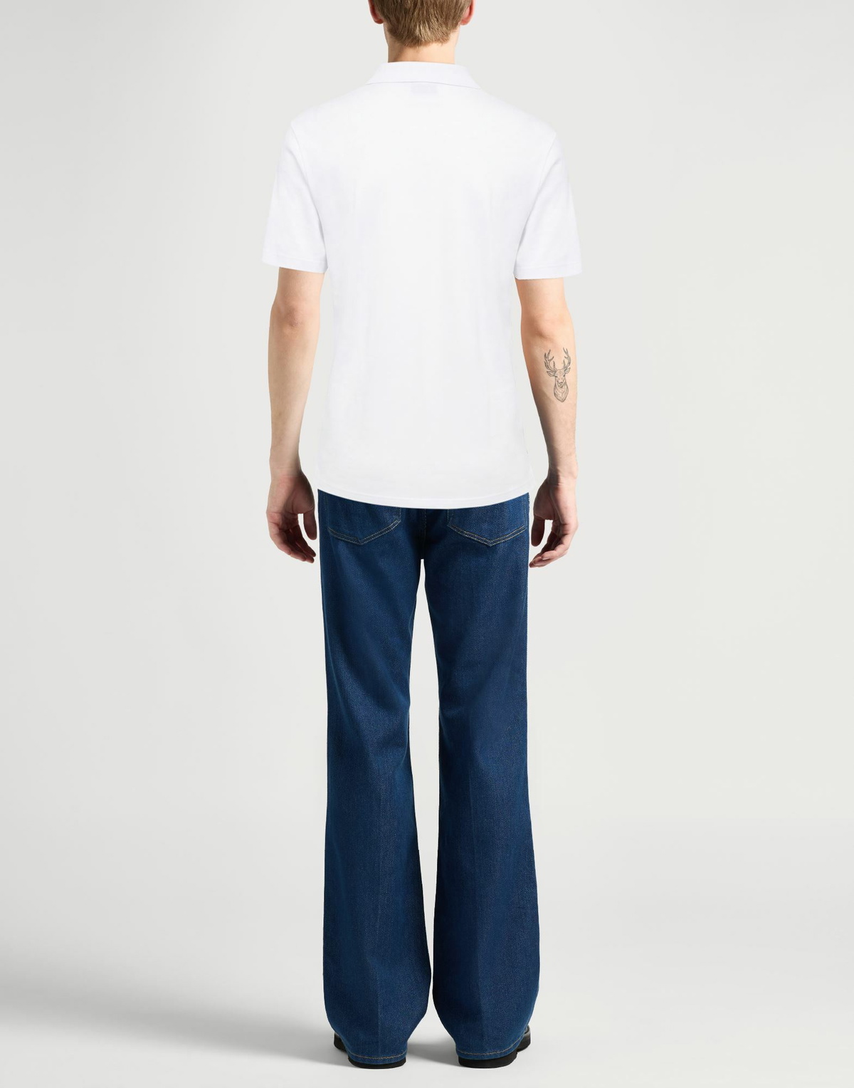 Brioni Mens Polo shirt in Off white