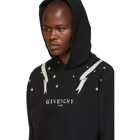 Givenchy Black Gemini Logo Hoodie