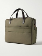 Polo Ralph Lauren - Leather-Trimmed Cotton-Canvas Messenger Bag