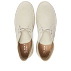 Clarks Originals Men's Desert Boot in Off White Suede