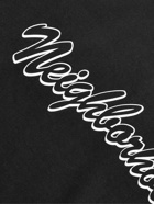 Neighborhood - Logo-Print Cotton-Jersey T-Shirt - Black