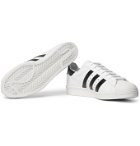 adidas Consortium - Prada Superstar 450 Leather Sneakers - Neutrals