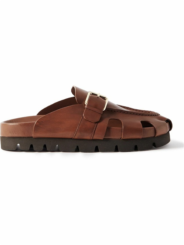 Photo: Grenson - Dale Leather Clogs - Brown