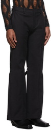 Dion Lee Black Cotton Trousers