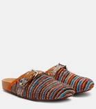 Clergerie Quinta raffia mules