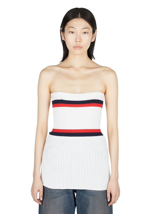 Photo: Meryll Rogge Ribbed Bustier Top