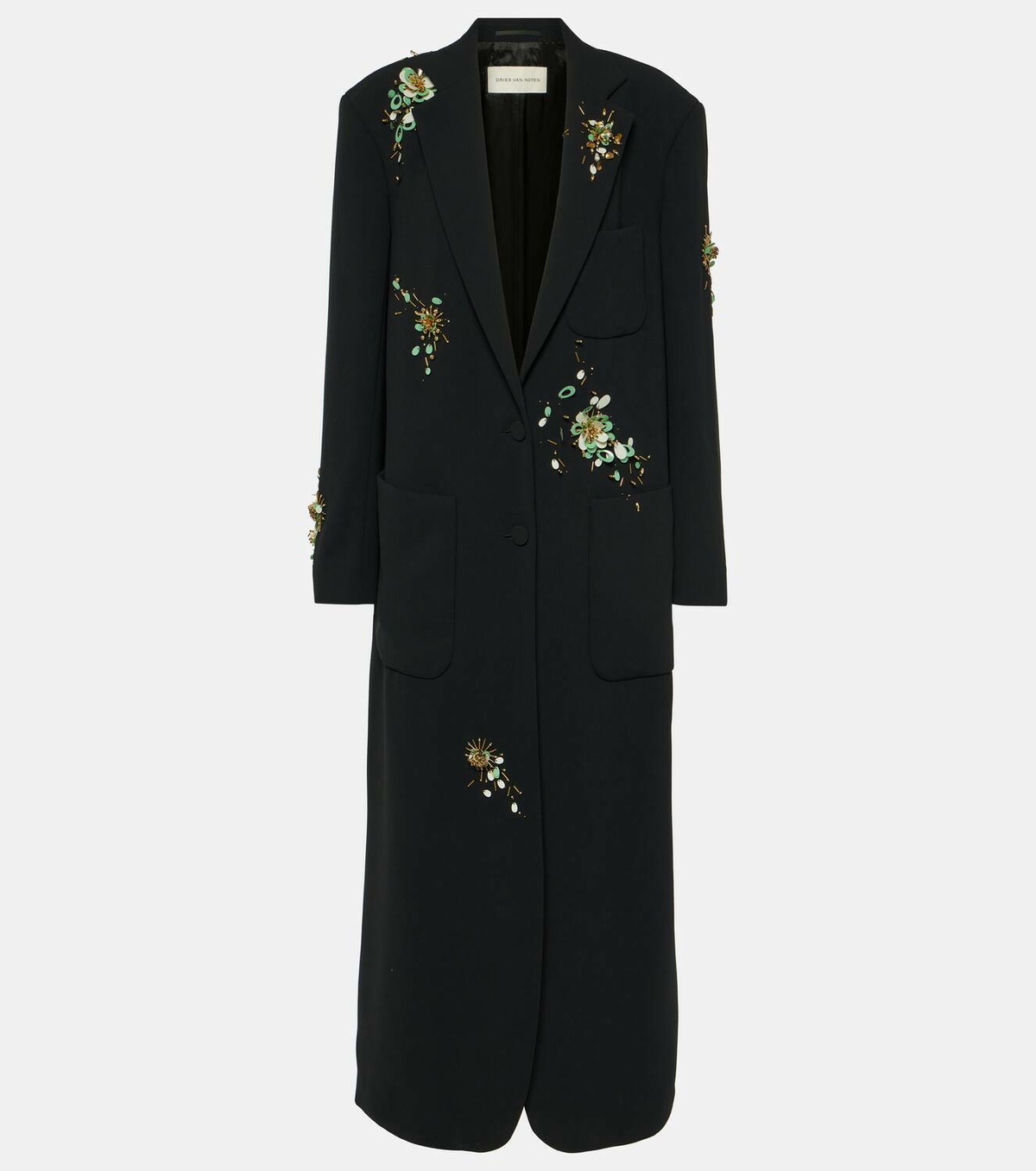 コート Dries Van Noten Ricca Emb Long Coat Dries Van Noten Ricca Emb Long Coat Dries Van Noten