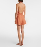 Zimmermann Awaken belted linen romper