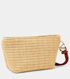 Valentino Garavani VLogo Mini raffia pouch