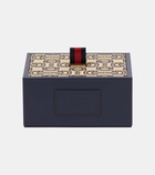 Gucci Horsebit jacquard leather box