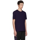Jil Sander Purple Cotton T-Shirt
