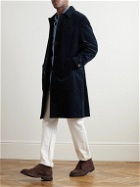 Oliver Spencer - Grandpa Cotton-Corduroy Coat - Blue