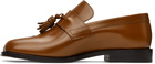 Maison Margiela Brown Tassel Tabi Loafers