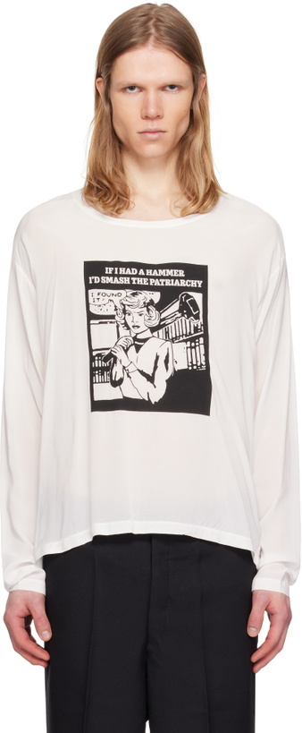 Photo: Random Identities White Graphic T-shirt