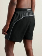 Lululemon - Pool Hybrid Pace Breaker Straight-Leg Mid-Length Mesh-Trimmed Swim Shorts - Black