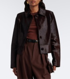 Nour Hammour Hadley calf hair jacket