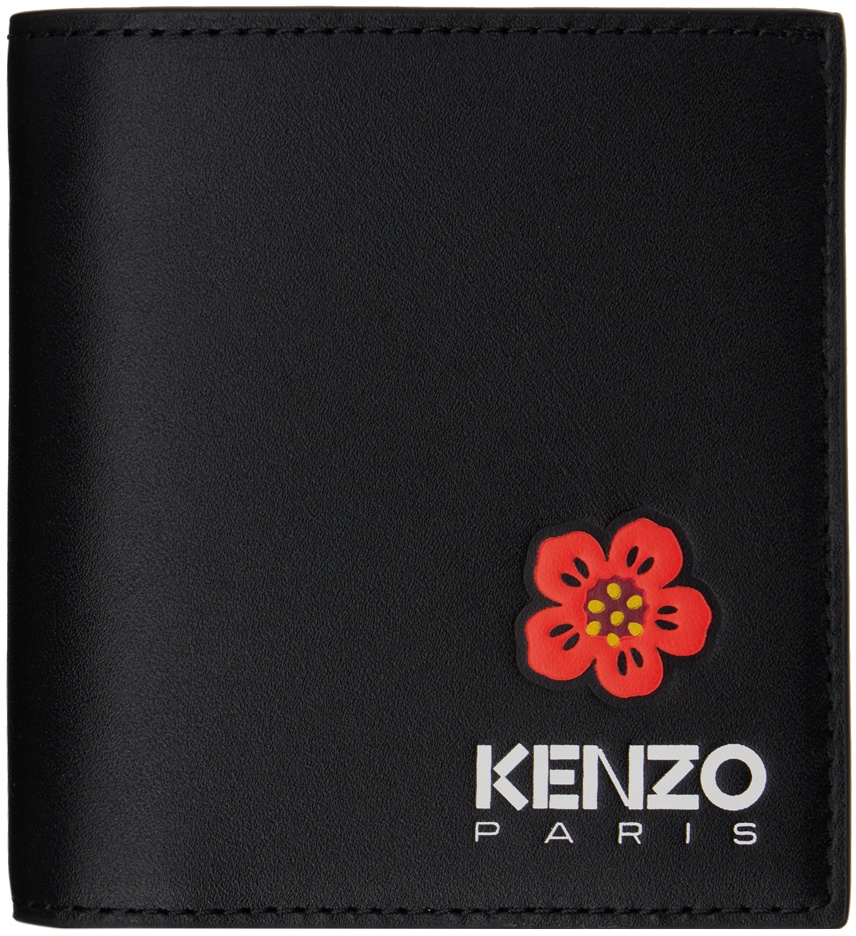 Kenzo Black Kenzo Paris Crest Wallet Kenzo