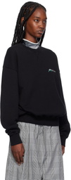 Meryll Rogge Black Oversized Sweatshirt