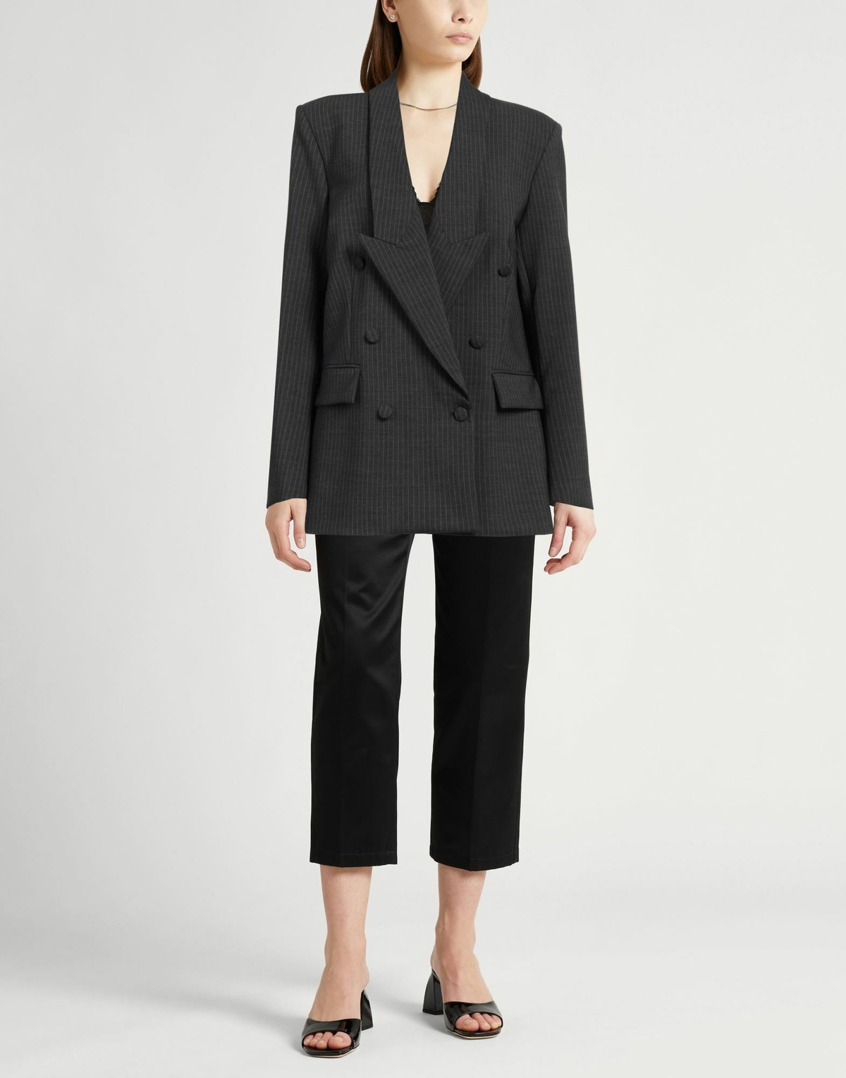 Coperni Womens Blazer Charcoal