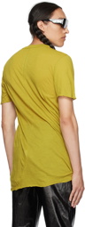 Rick Owens Yellow Basic T-Shirt
