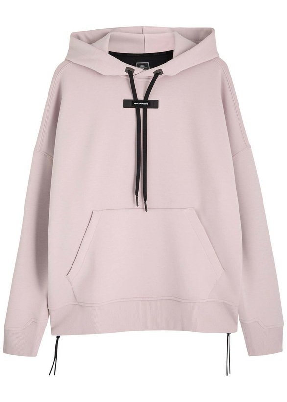 Photo: ON Logo Stretch-jersey Hooded Sweatshirt Mauve
