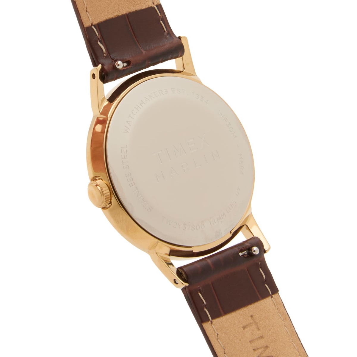 Timex Marlin 34mm 3-Hand Quartz Watch in Green/Brown 