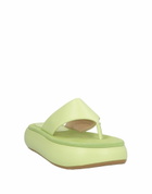 Osoi Womens Thong sandal Lime in Green