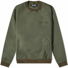 Neighborhood Men's Pullover Crew Sweat in Olive Drab