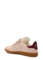 Isabel Marant Beth Panelled Suede Sneakers Pink