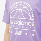 New Balance Men's Hoops Invitational T-Shirt in Twilight